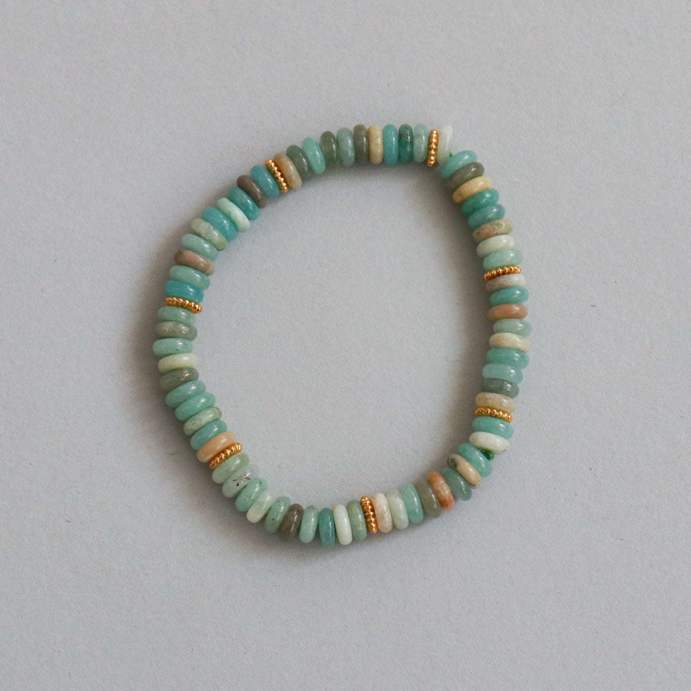 Amazonite / Blue Lace Agate Bracelet