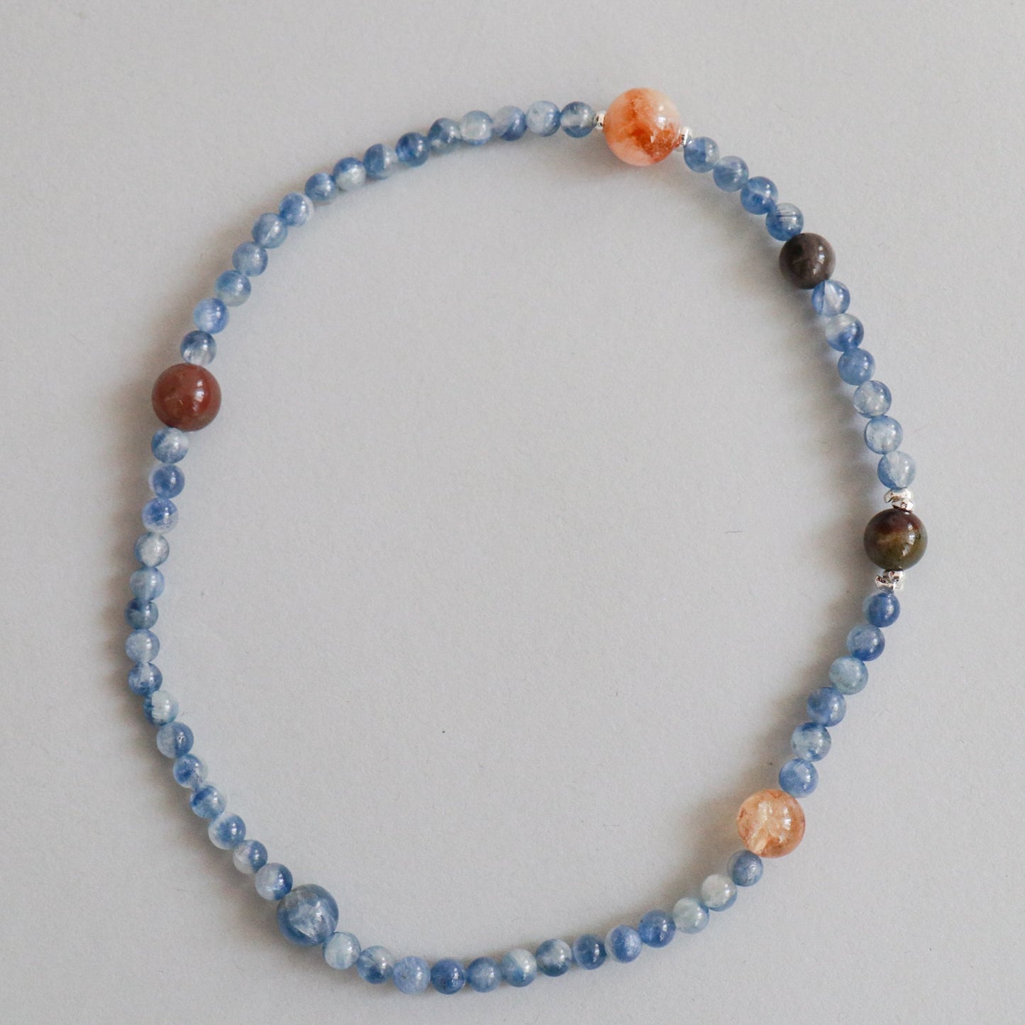 Kyanite & Mixed Crystal Wrap Bracelet