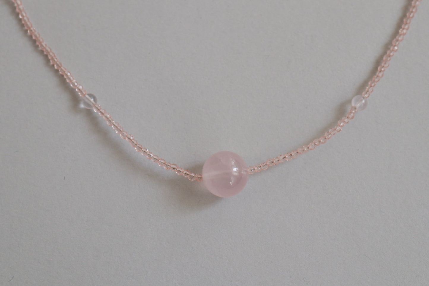 Madagascar Rose Quartz Necklace
