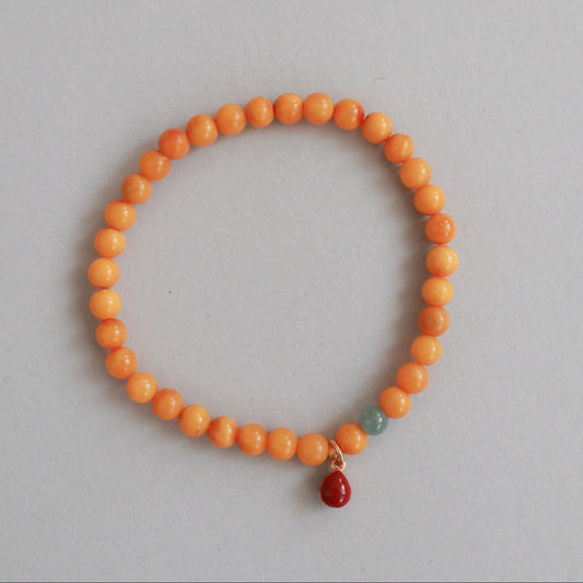 Amber & Jade Bracelet