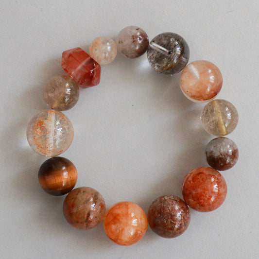 Hematoid Quartz Bracelet